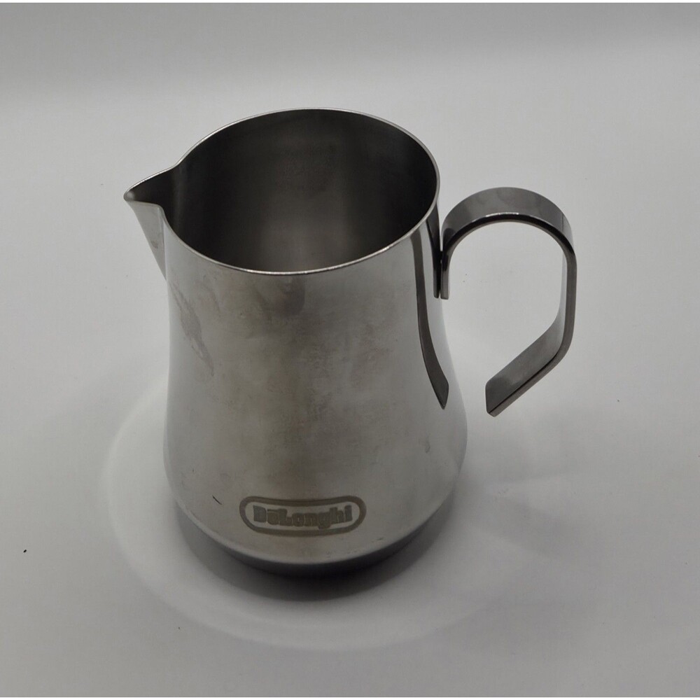DeLonghi Made In Italy Milk Frothing Pitcher Jug 12oz 350ml Inox 18/10 Espresso